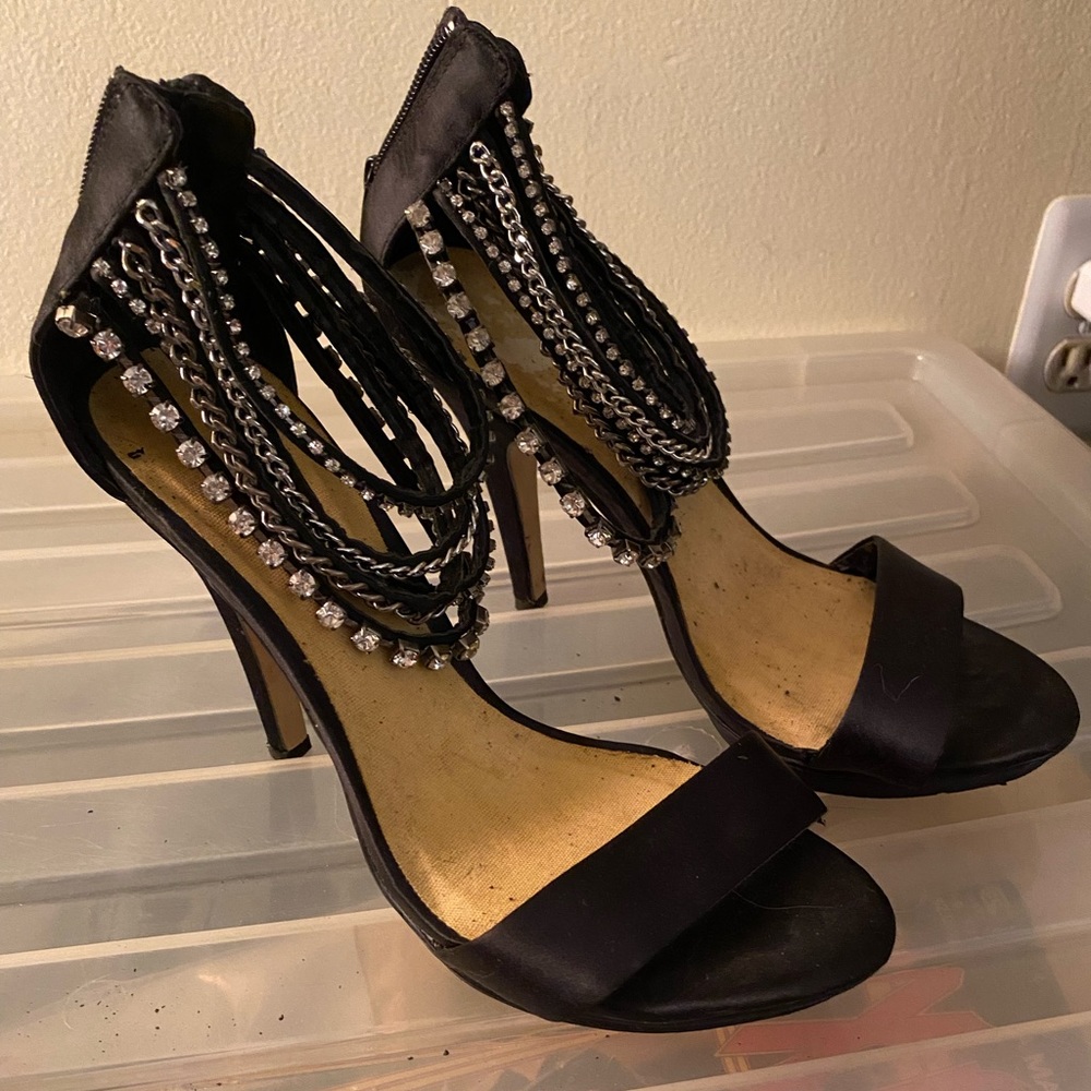 Sparkly high heels